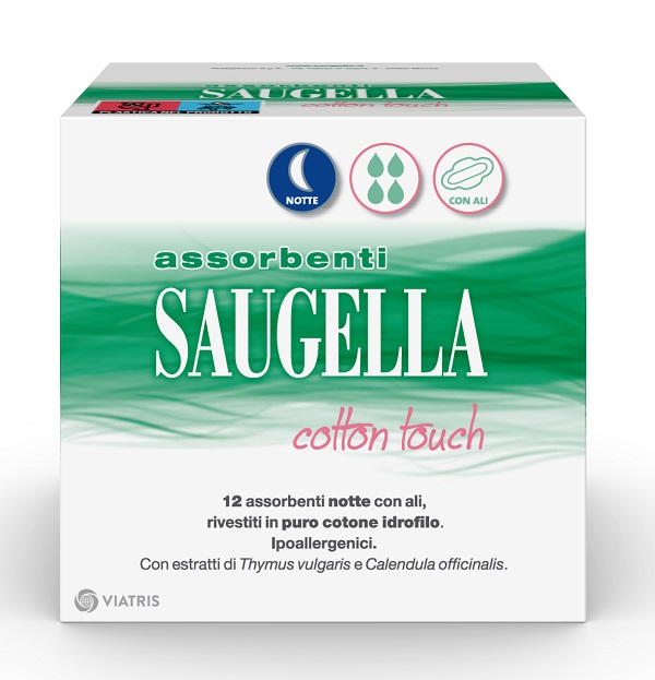 SAUGELLA COTTON TOUCH ASSORBENTI NOTTE 12 PEZZI TAGLIO PREZZO - farmaster.it