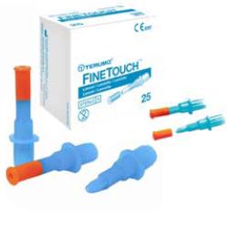 LANCETTE PUNGIDITO FINETOUCH 23 GAUGE 25 PEZZI - farmaster.it