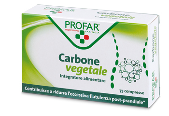 PROFAR CARBONE VEGETALE 75 COMPRESSE - farmaster.it
