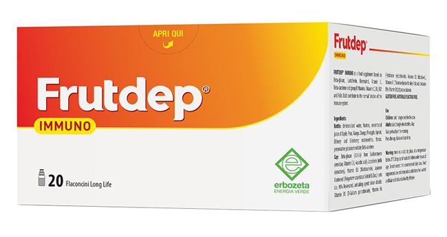 FRUTDEP IMMUNO 20 FLACONCINI 10 ML - farmaster.it