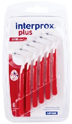 INTERPROX PLUS MINICONICO ROSSO 6 PEZZI - farmaster.it