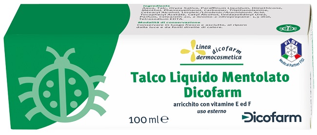 DICOFARM TALCO LIQUIDO MENTOLATO 100 ML - farmaster.it