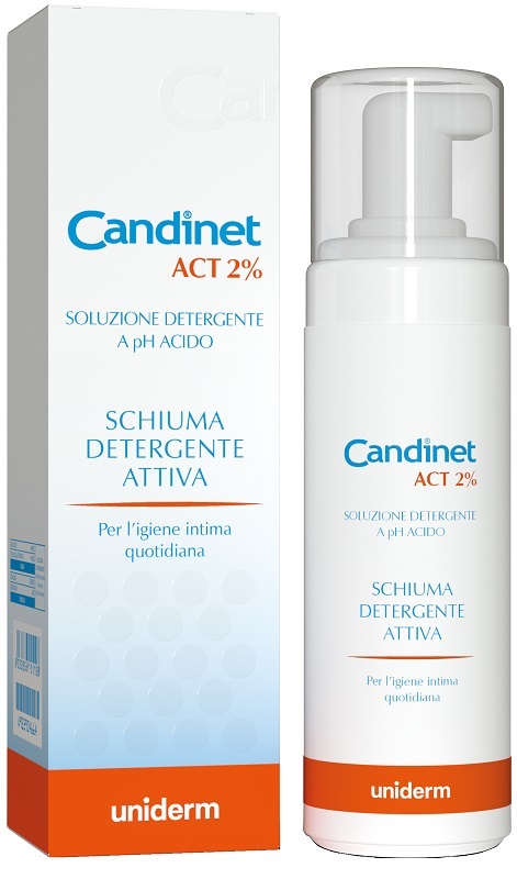 CANDINET ACT 2% SCHIUMA DETERGENTE ATTIVA 150 ML - farmaster.it