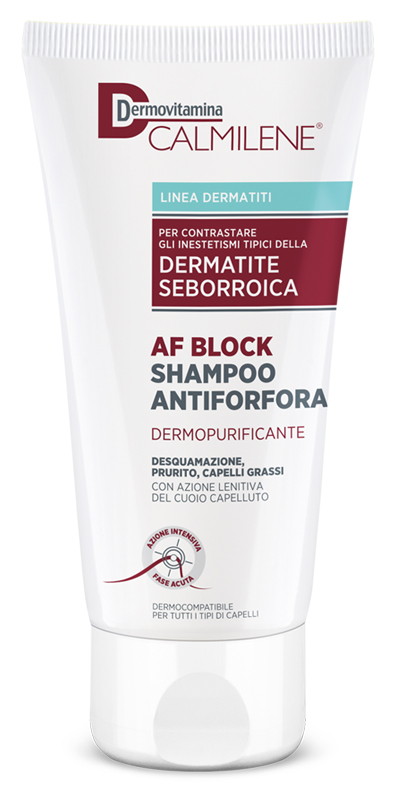 DERMOVITAMINA CALMILENE AF BLOCK SHAMPOO ANTIFORFORA DERMOPURIFICANTE DERMATITE SEBORROICA 200 ML - farmaster.it