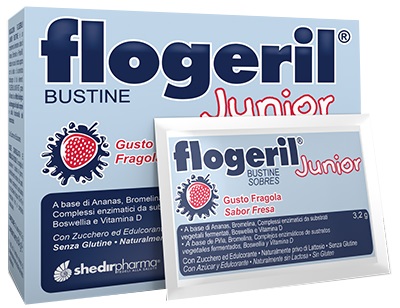 FLOGERIL JUNIOR FRAGOLA 20 BUSTINE - farmaster.it