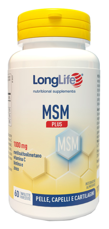 LONGLIFE MSM PLUS 60 TAVOLETTE RIVESTITE DA 1,85 G - farmaster.it