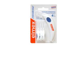 ELMEX INTERDENTAL SCOVOLINO INTERDENTALE 4 MM 6 TESTINE + MANICO - farmaster.it