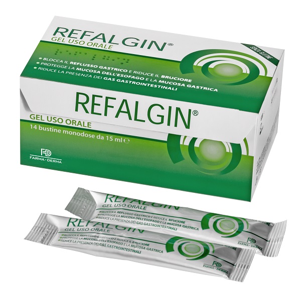 REFALGIN GEL OROSOLUBILE ANTIREFLUSSO 14 BUSTINE 15 ML - farmaster.it