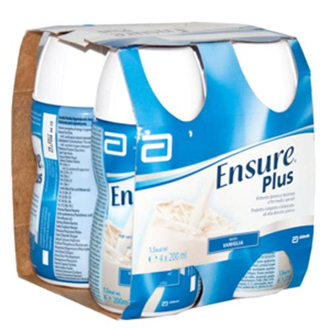 ENSURE PLUS VANIGLIA 4 BOTTIGLIE DA 200 ML - farmaster.it