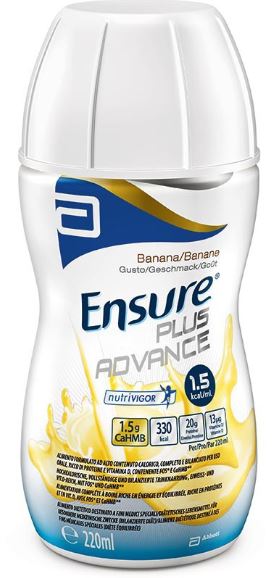 ENSURE PLUS ADVANCE BANANA 4 BOTTIGLIE DA 220 ML - farmaster.it