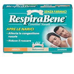 CEROTTO NASALE BALSAMICO ADULTI RESPIRA BENE 10 PEZZI - farmaster.it