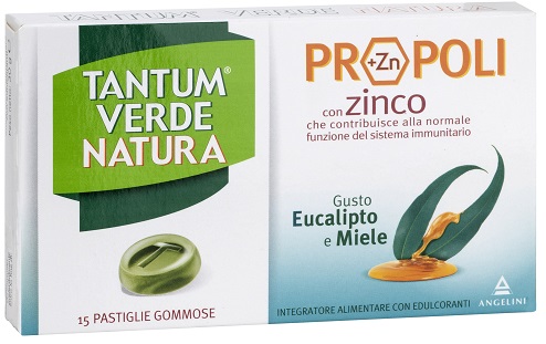 TANTUM VERDE NATURA PASTIGLIE GOMMOSE EUCALIPTO & MIELE 30 G - farmaster.it