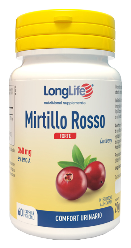 LONGLIFE MIRTILLO ROSSO FORTE 60 CAPSULE - farmaster.it