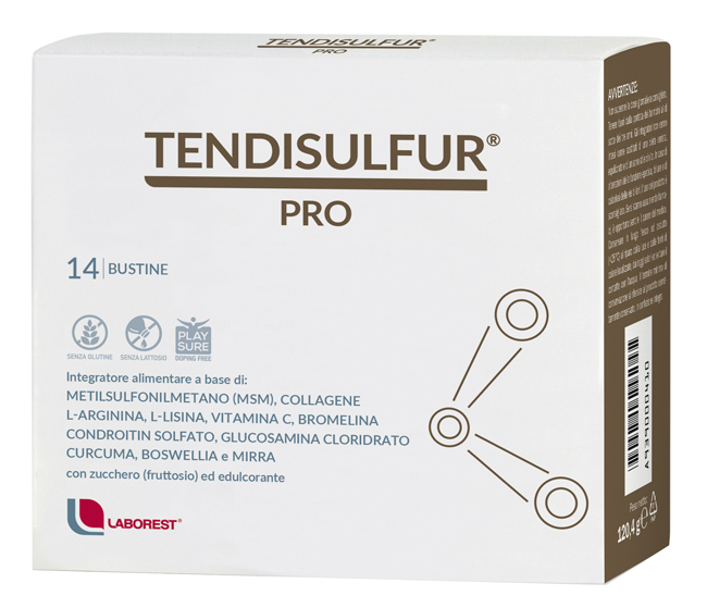 TENDISULFUR PRO 14 BUSTINE DA 8,6G - farmaster.it