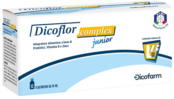 DICOFLOR COMPLEX JUNIOR 12 FLACONI DA 10 ML - farmaster.it
