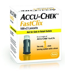 LANCETTE PUNGIDITO ACCU-CHEK FASTCLIX 100 + 2 PEZZI - farmaster.it