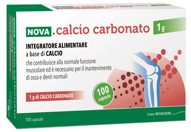 NOVA CALCIO CARBONATO 1 G 100 CAPSULE - farmaster.it
