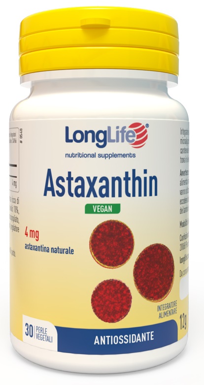 LONGLIFE ASTAXANTHIN 30 PERLE VEGETALI - farmaster.it