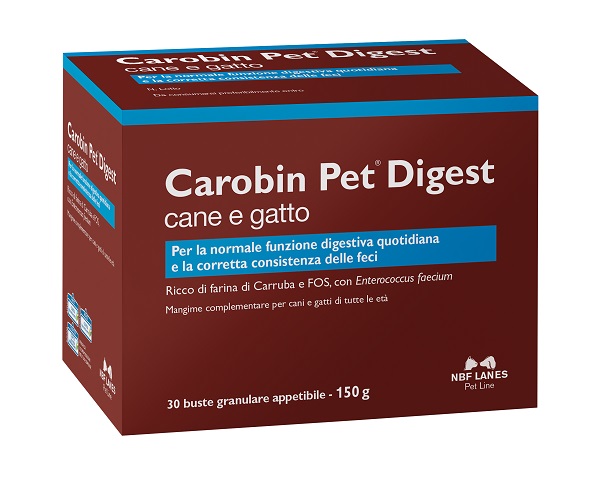 CAROBIN PET DIGEST GRANULARE 30 BUSTE DA 5 G - farmaster.it