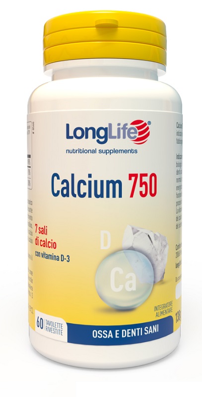 LONGLIFE CALCIUM 750 MG 60 TAVOLETTE - farmaster.it