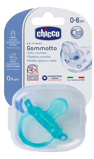 CHICCO GOMMOTTO IN SILICONE BOY 0-6 MESI 1 PEZZO - farmaster.it