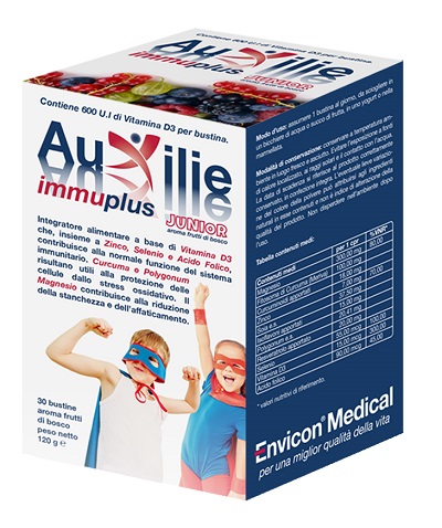 AUXILIE IMMUPLUS JUNIOR SOLUBILE 30 STICK PACK - farmaster.it