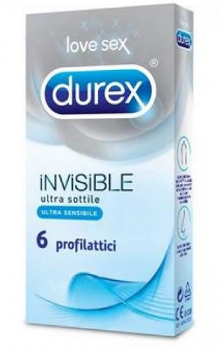 DUREX INVISIBLE PROFILATTICO 6 PEZZI - farmaster.it