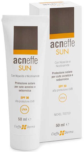 ACNEFFE SUN SPF 30 ALTA PROTEZIONE UVB PER CUTE ACNEICA E SEBORROICA 50 ML - farmaster.it