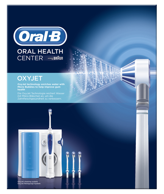 ORAL-B ORAL HEALTH CENTER IDROPULSORE OXYJET MD20 - farmaster.it
