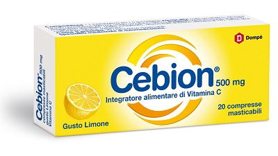 CEBION MASTICABILE LIMONE VITAMINA C 500 MG 20 COMPRESSE - farmaster.it