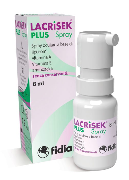 LACRISEK PLUS SPRAY SENZA CONSERVANTI SOLUZIONE OFTALMICA 8 ML - farmaster.it