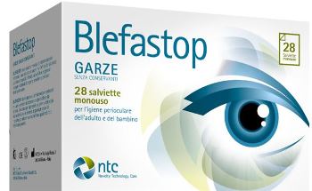 BLEFASTOP GARZA CON HY-TER IN COTONE PIEGATA CON FILO DI BARIO 28 PEZZI - farmaster.it