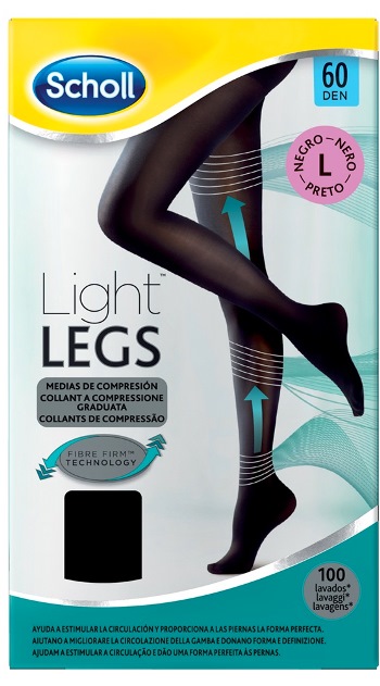 SCHOLL LIGHTLEGS 60 DENARI TAGLIA L COLORE NERO 1 PAIO - farmaster.it