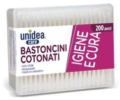 UNIDEA BASTONCINI COTONATI 200 PEZZI - farmaster.it