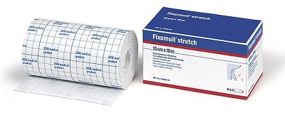 FASCIA AUTOADESIVA IPOALLERGENICA FIXOMULL STRETCH PER FISSAGGIO CATETERI M 5 X 5 CM - farmaster.it