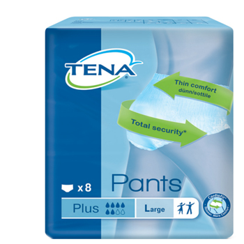 PANNOLONE PULL-UP TENA PANTS PLUS TAGLIA LARGE 8 PEZZI - farmaster.it