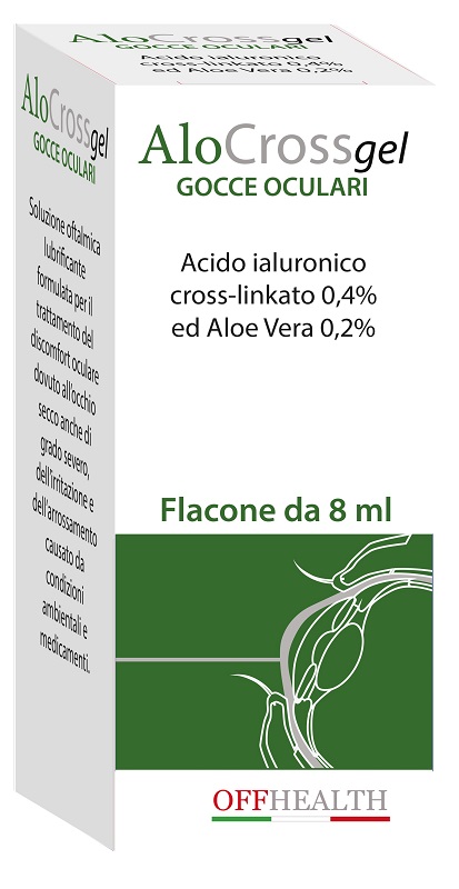 ALOCROSS GOCCE OCULARI ACIDO IALURONICO CROSS-LINKATO 0,2% E ALOE VERA 8 ML - farmaster.it