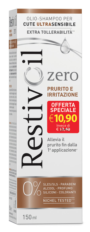 RESTIVOIL ZERO PRURITO E IRRITAZIONE OFFERTA SPECIALE 150 ML - farmaster.it