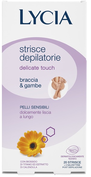 LYCIA 20 STRISCE BRACCIA/GAMBE PELLI DELICATE 12 PEZZI - farmaster.it