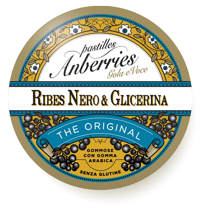 ANBERRIES CLASSICHE RIBES NERO & GLICERINA CARAMELLE 55 G - farmaster.it