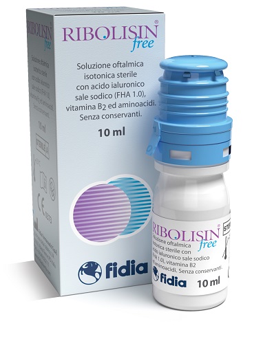 COLLIRIO SOLUZIONE OFTALMICA RIBOLISIN FREE 10 ML - farmaster.it