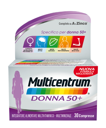 MULTICENTRUM DONNA 50+ 60 COMPRESSE - farmaster.it