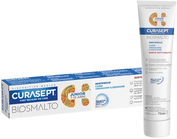 CURASEPT BIOSMALTO DENTIFRICIO JUNIOR 75 ML - farmaster.it