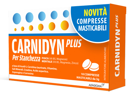 CARNIDYN PLUS 18 COMPRESSE MASTICABILI - farmaster.it