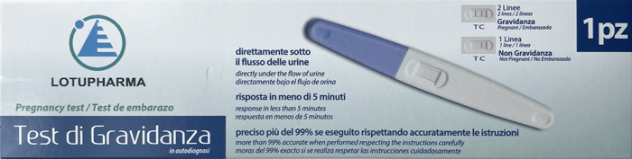 LOTUPHARMA TEST DI GRAVIDANZA 1 PEZZO - farmaster.it