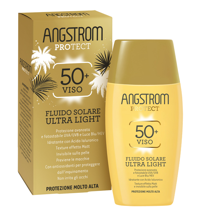 ANGSTROM FLUIDO SOLARE VISO ULTRA LIGHT SPF 50+ 40 ML - farmaster.it