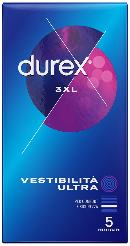PRESERVATIVO DUREX 3XL VESTIBILITA' ULTRA 5 PEZZI - farmaster.it