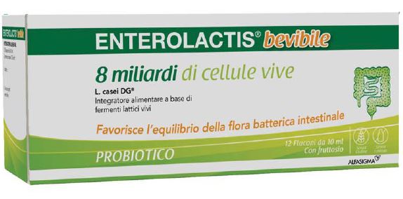 ENTEROLACTIS BEVIBILE 12 FLACONCINI X 10 ML - farmaster.it