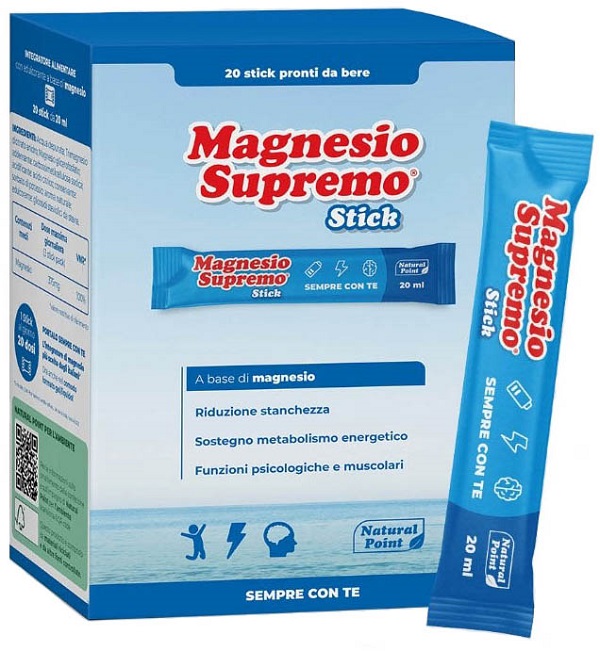 MAGNESIO SUPREMO 20 STICK DA 20 ML - farmaster.it