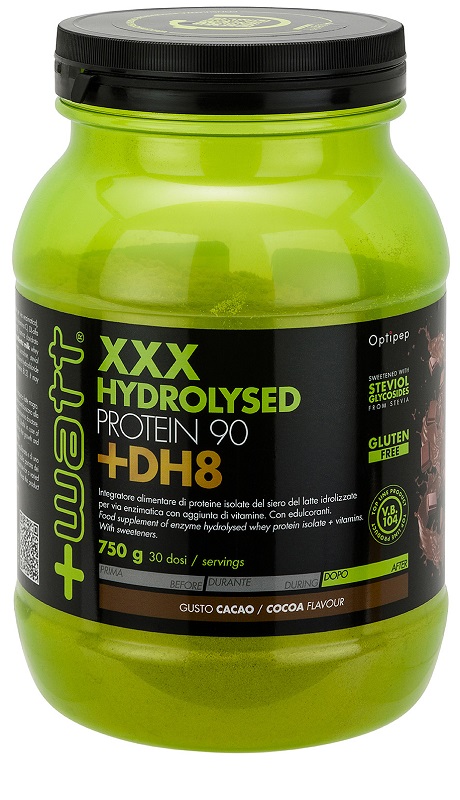 XXX HYDROLYSED PROTEIN 90+DH8 CACAO 750 G - farmaster.it